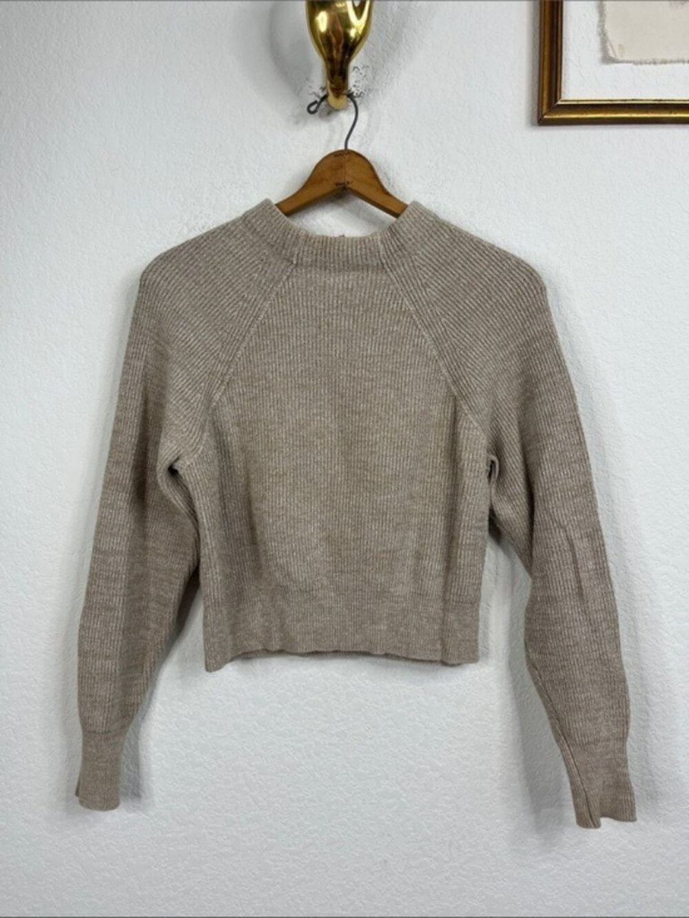 FREE PEOPLE Too Good Sweater In Oatmeal